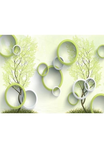 Çiçek Desen 3D Özel Tasarım Duvar Kağıdı 090 Vinil