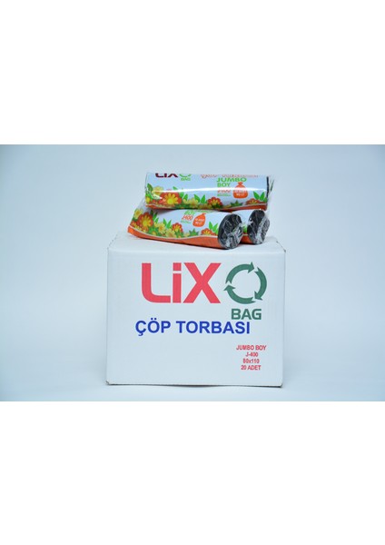 Çöp Poşeti 80X110 Jumbo Boy 10 Lu 20 Paket