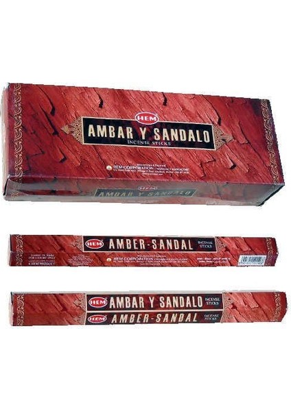 Amber Sandal Hem Tütsü