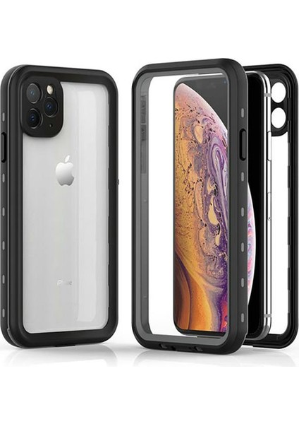 Apple iPhone 12 Pro Max Su Geçirmez Kılıf - 2 Parça - Tam Uyumlu