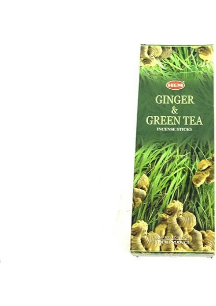 Ginger Green Tea Hem Tütsü