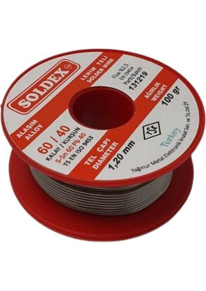 100 gr 1.2mm 60/40 Lehim Teli