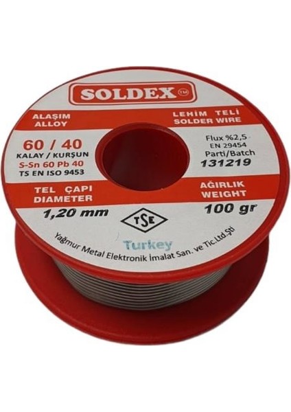 100 gr 1.2mm 60/40 Lehim Teli fiyatları