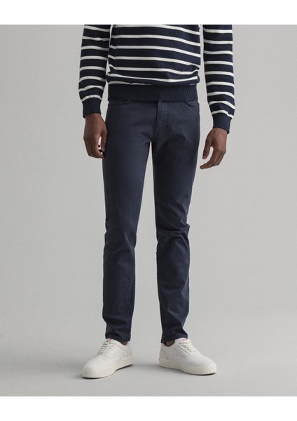 Erkek Lacivert Slim Fit Pantolon 1000368.405 fiyatları