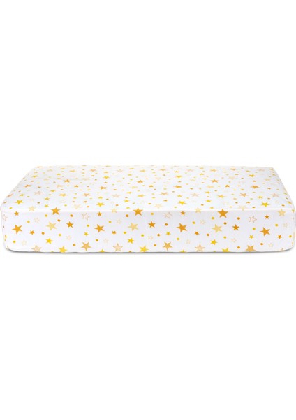 Yellow Star Fitted Çift Kişilik Çarşaf 150X200 cm fiyatları