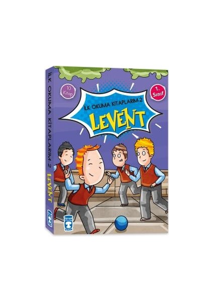 Levent İlk Okuma Kitaplarım 2 - Set 10 Kitap