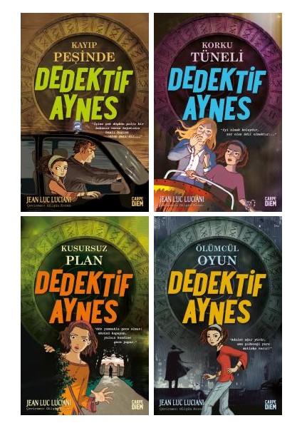 Dedektif Aynes 4 Kitap Set - Kayıp Peşinde - Korku Tüneli - Kusursuz Plan - Ölümcül Oyun