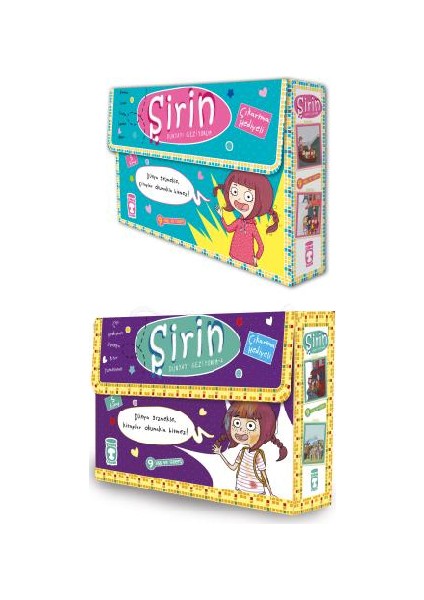 Şirin Dünyayı Geziyorum 2 Set Bir Arada 10 Kitap Set - Birsen Ekim Özen