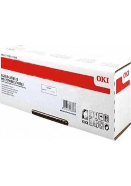 B-412 3k Oki Siyah Toner Oki B412/B412DN