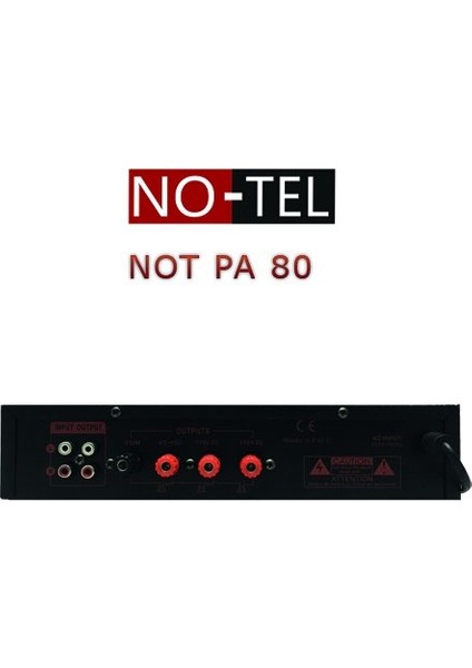 NOTEL NOT PA 80 80 Watt Hat Trafolu Mikser Anfi