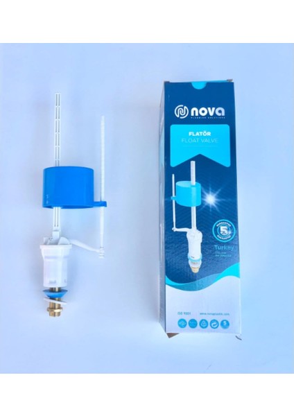 Rezervuar Iç Takım Flatör 3/8'' Prinç Su Girişli Flash Master Nova