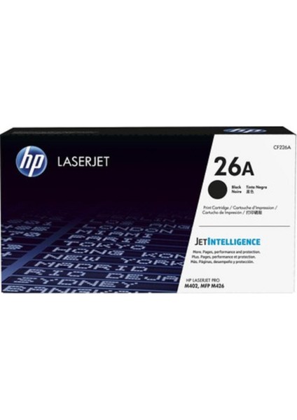 Hp CF-226A 26A Toner Hp Laserjet Pro M402D - M402DN