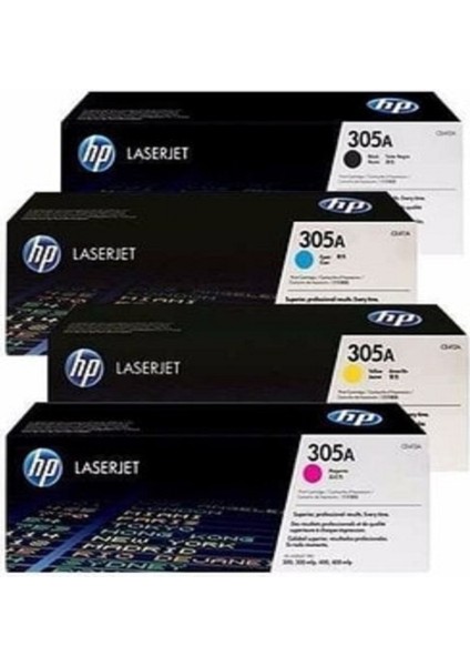 305A 4 Renk Set Toner Hp Laserjet Pro M351A/M375NW