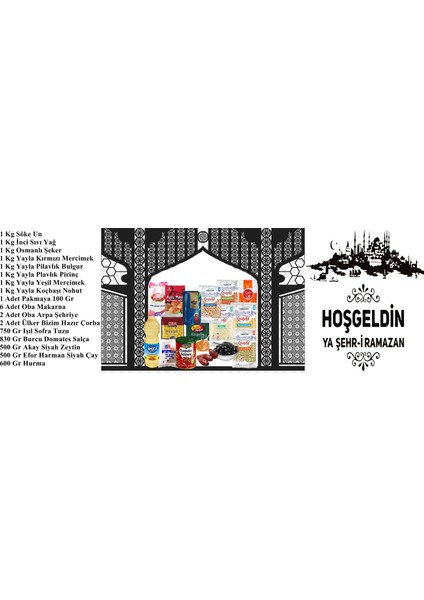 Mega Ramazan Kumanyası 24 Parça - Tbyg-Erzak-14 fiyatları
