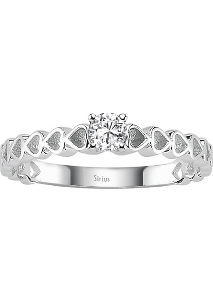 G Renk 0,15 Karat Pırlanta Tektaş Yüzük 0423R0108