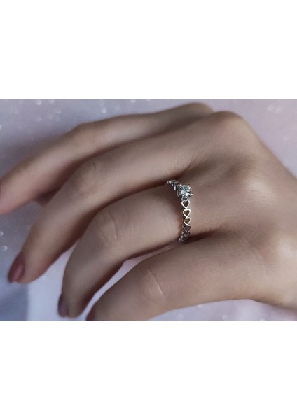 G Renk 0,15 Karat Pırlanta Tektaş Yüzük 0423R0108 fırsatları