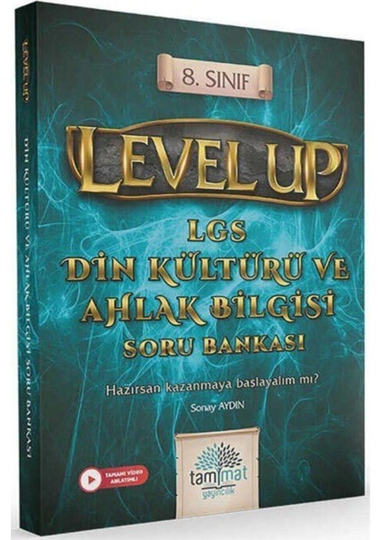Tammat Yayınları 8. Sınıf Level Up LGS Din Kültürü ve Ahlak Bilgisi Soru Bankası