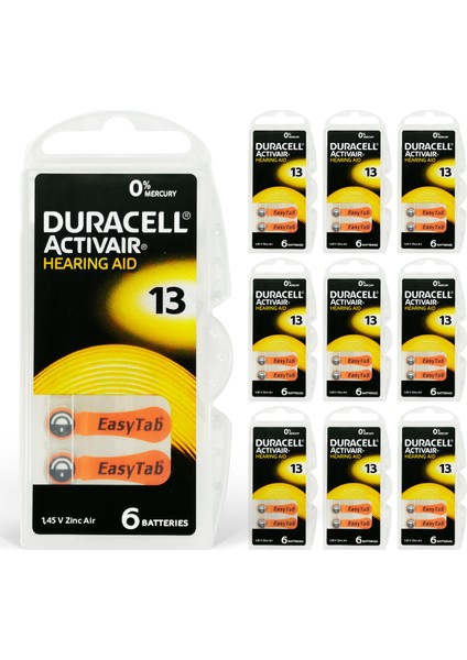 Activair 13 Numara Işitme Cihazı Pili 60'lı