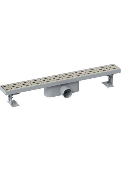 Duş Kanalı Süzgeci Paslanmaz 50 cm Yandan Çıkışlı Maxıflow Line