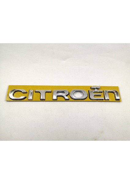 CITROEN UYUMLU C5 Nikel Bagaj Yazısı 135mm-12mm