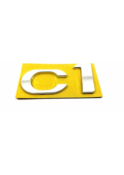 CITROEN UYUMLU C1 Bagaj Yazısı 65mm-35mm