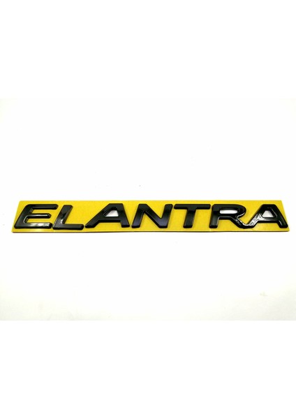 HYUNDAI UYUMLU Elantra Bagaj Yazısı Siyah 250mm-22mm