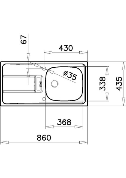 Gravıty 45 E-Xn 1b 1d Paslanmaz Çelik Sağ Damlalıklı Evye