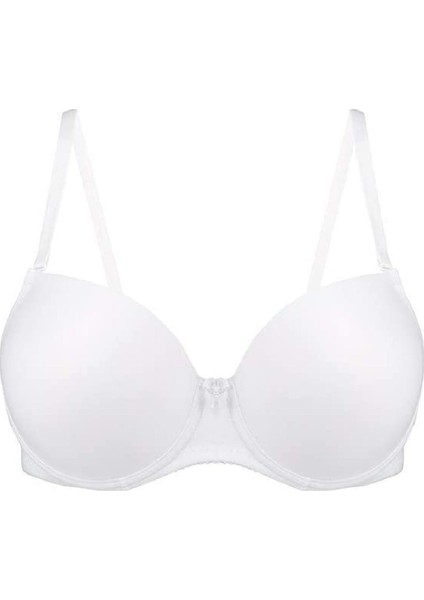 3525 Mikro Kaplı Destekli Sütyen Beyaz