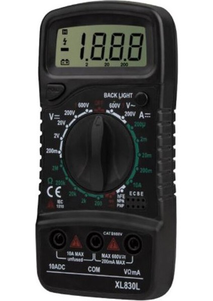 ANENG XL830L Dijital Kademeli Multimetre