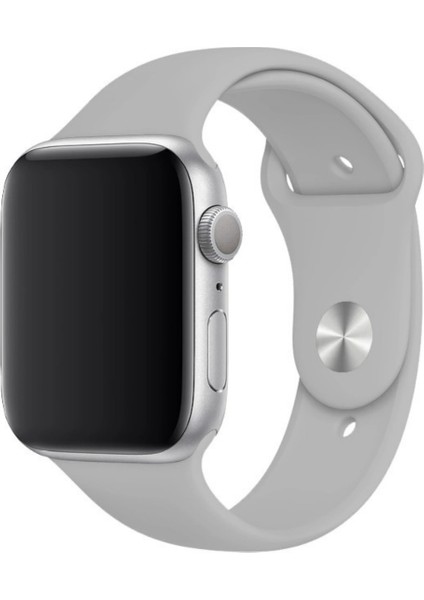 Apple Watch Uyumlu Silikon Spor Kordon 42 - 44 mm M/l Ölçülerinde Gri fiyatları