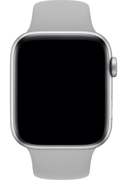 Apple Watch Uyumlu Silikon Spor Kordon 42 - 44 mm M/l Ölçülerinde Gri indirimleri
