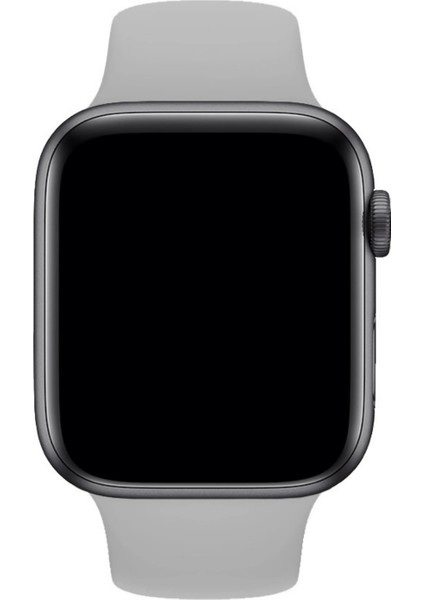 Apple Watch Uyumlu Silikon Spor Kordon 38 - 40 mm S/m Ölçülerinde Gri fırsatları