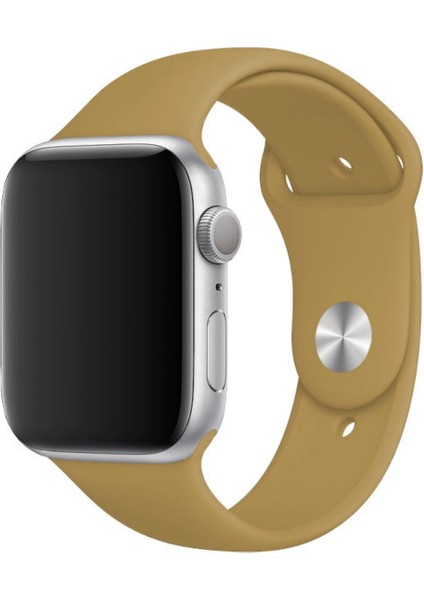 Apple Watch Uyumlu Silikon Spor Kordon 38 - 40 mm S/m Ölçülerinde Fallow