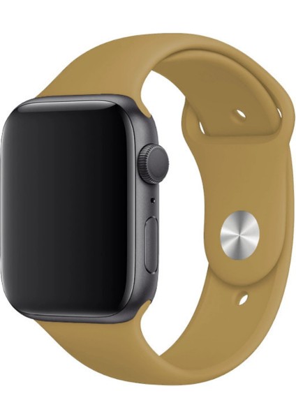 Apple Watch Uyumlu Silikon Spor Kordon 38 - 40 mm S/m Ölçülerinde Fallow