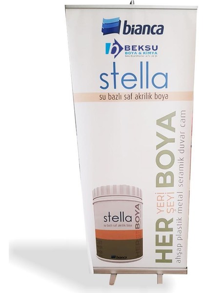 Stella Su Bazlı Saf Akrilik İç Cephe Boyası RAL 7035 Gri 1 lt – Tüm İç Mekan Yüzeyleri ve Dekoratif Uygulamalar İçin modelleri