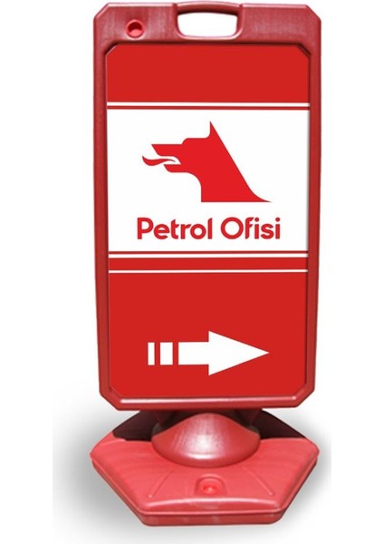 Petrol Reklam ve Yönlendirme Uyari Dubasi A Tabela