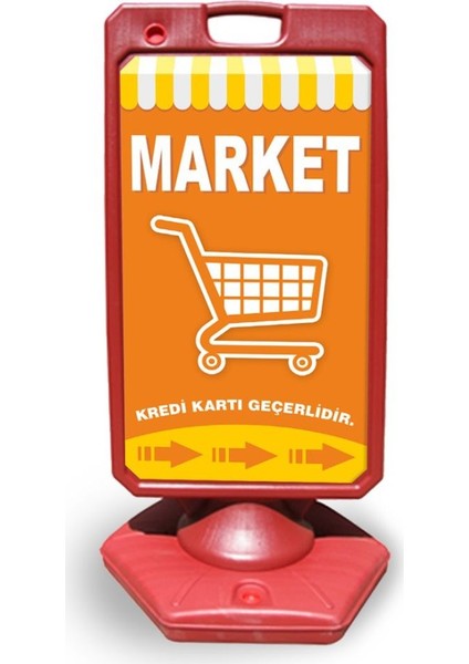 Market Reklam ve Yönlendirme Uyari Dubasi A Tabela