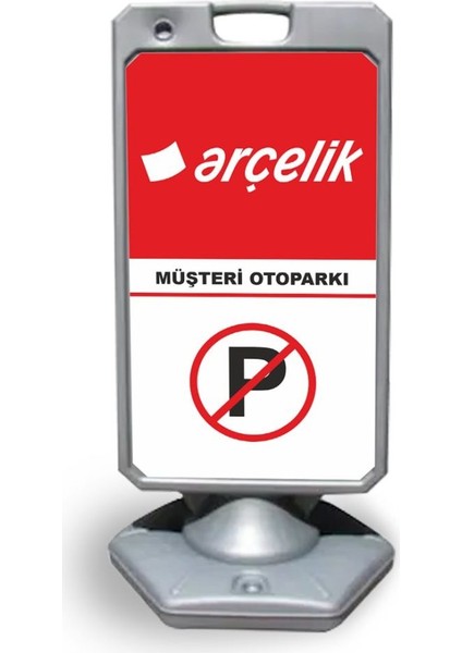 Arçelik Reklam ve Yönlendirme Uyari Dubasi A Tabela Gri