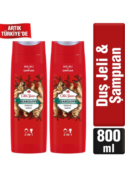 Duş Jeli & Şampuan 400 ml Bearglovex2