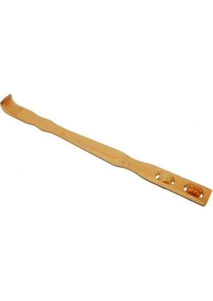 Ahşap Uzun Sırt Kaşıma Çubuğu Masajlı Tekerlekli 45 cm