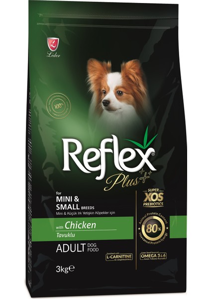 Plus Küçük&mini Irk Tavuklu Yetişkin Köpek Maması 3 kg