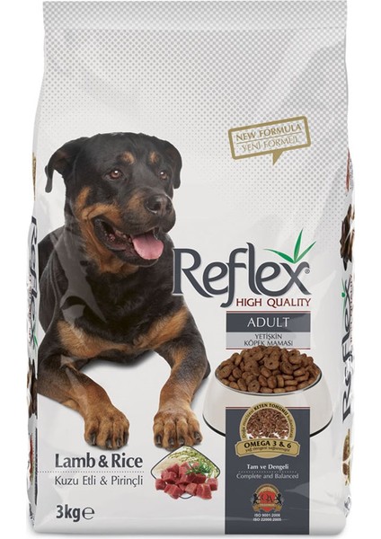 Kuzu&pirinçli Yetişkin Köpek Maması 3 kg