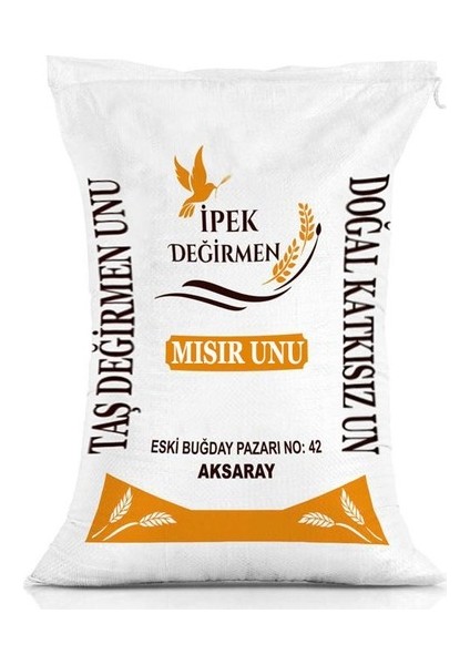 Ipek Değirmen Mısır Unu Doğal Katkısız Glutensiz Taş Değirmen 1 kg