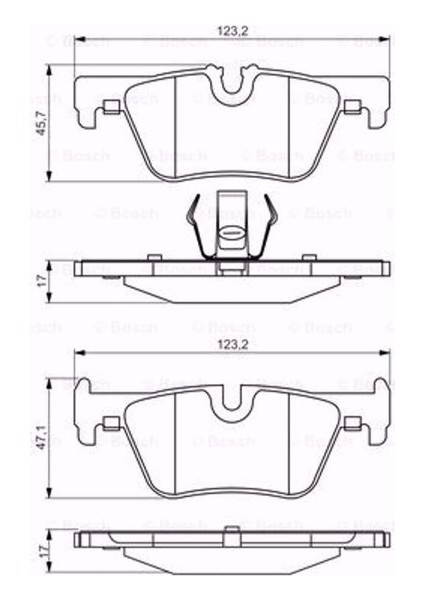 Bmw 1 114 D 2010-2020 Arka Fren Balatası fiyatları