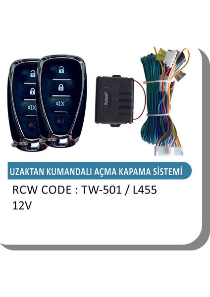 Uzaktan Kumandalı Açma Kapama Modülü Rcw TW-501/L455