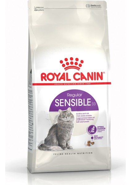 Sensible 33 15 kg Hassas Yetişkin Kuru Kedi Maması