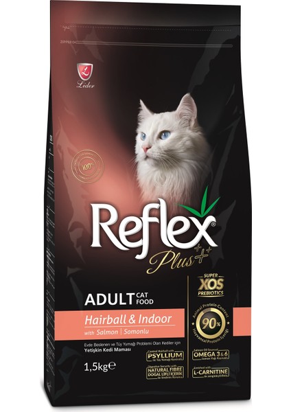 Plus Hairball Yetişkin Kedi Maması 1.5 kg