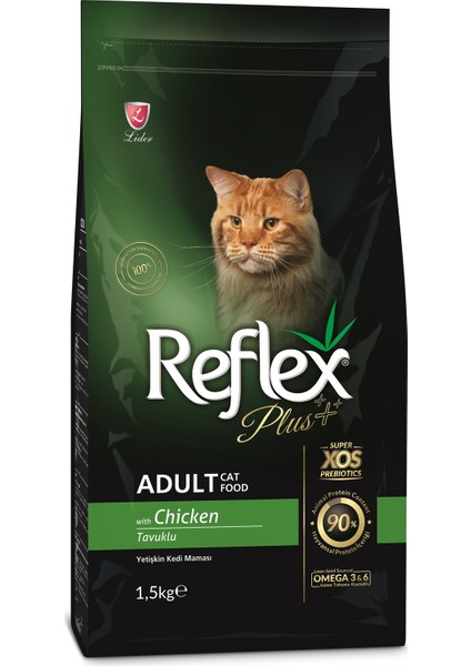 Plus Tavuklu Yetişkin Kedi Maması 1.5 kg