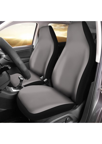 Dacia Sandero Araca Özel Oto Koltuk Kılıfı Pro - Baskısız - Gri ( Yeni Tasarım - Yeni Fit Kalıp )