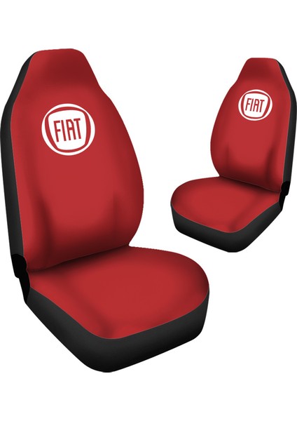 Fiat Fiorino Araca Özel Oto Koltuk Kılıfı Pro - Kırmızı ( Yeni Tasarım - Yeni Fit Kalıp )